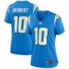 Justin Herbert Los Angeles Chargers Nike Women's Player Game Jersey - - Front View