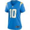 Justin Herbert Los Angeles Chargers Nike Women's Player Game Jersey - - Side View