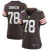 Jack Conklin Cleveland Browns Nike Women's Player Game Jersey - Brown - Front View