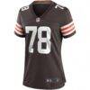 Jack Conklin Cleveland Browns Nike Women's Player Game Jersey - Brown - Side View