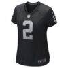 Daniel Carlson Las Vegas Raiders Nike Women's Player Game Jersey - Black - Side View