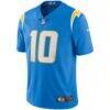Justin Herbert Los Angeles Chargers Nike Vapor Limited Jersey - - Side View