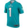 Tua Tagovailoa Miami Dolphins Nike Legend Player Performance Top - - Side View