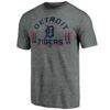 Detroit Tigers Team Freedom Tri-Blend T-Shirt - Gray - Side View