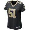 Cesar Ruiz New Orleans Saints Nike Women's Game Jersey - Black - Side View