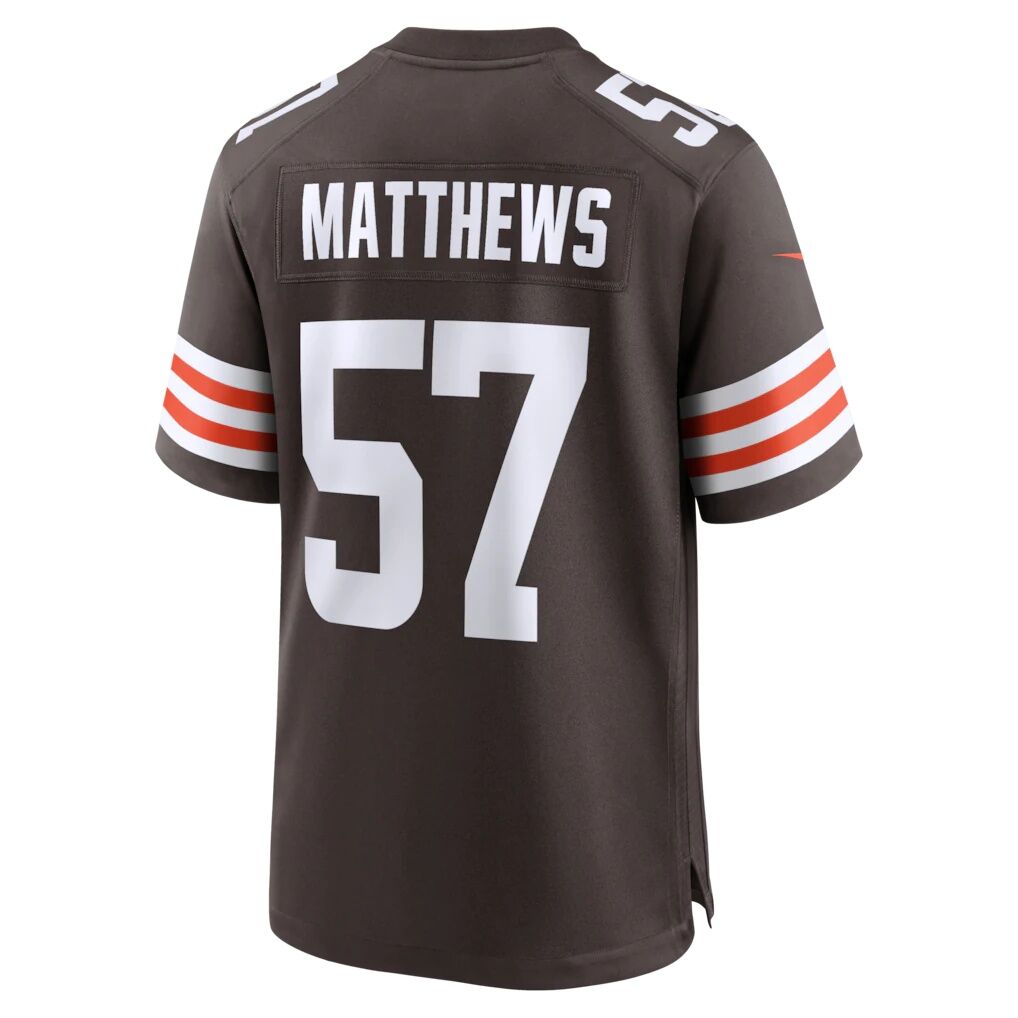 Clay Matthews Cleveland Browns Nike Game Retired Player Jersey