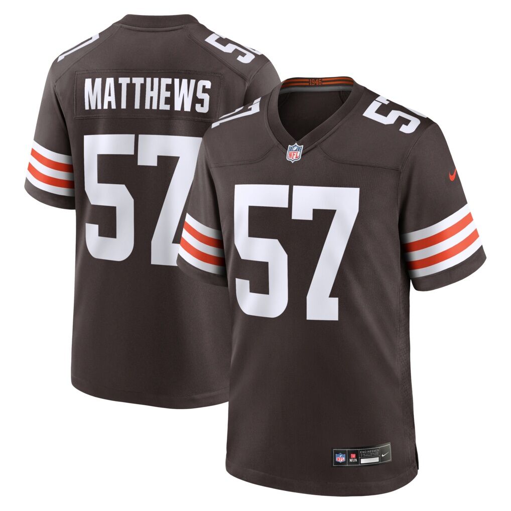 Clay Matthews Cleveland Browns Nike Game Retired Player Jersey