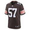 Clay Matthews Cleveland Browns Nike Game Retired Player Jersey - Brown - Side View