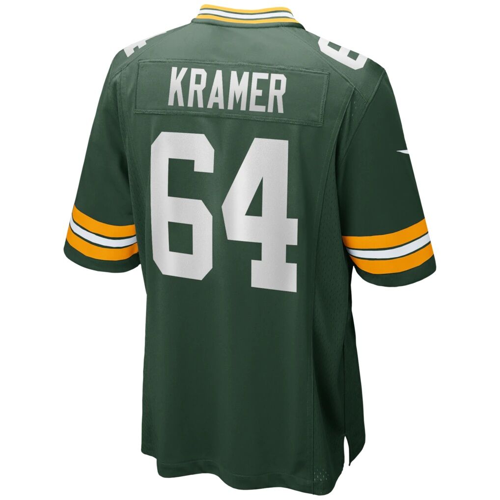 Jerry Kramer Green Bay Packers Nike Game Retired Player Jersey