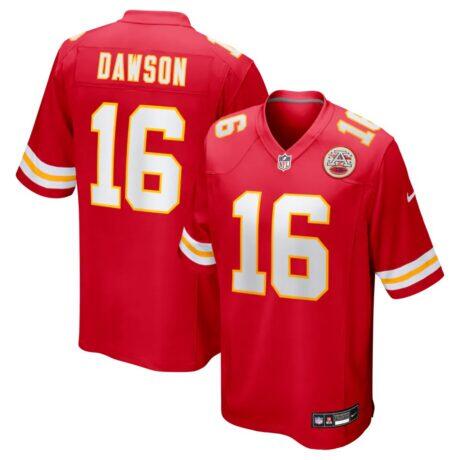 Len Dawson Kansas City Chiefs Nike Game Retired Player Jersey - Red - Front View