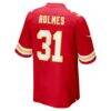 Priest Holmes Kansas City Chiefs Nike Game Retired Player Jersey - Red - Detail View