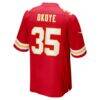 Christian Okoye Kansas City Chiefs Nike Game Retired Player Jersey - Red - Detail View