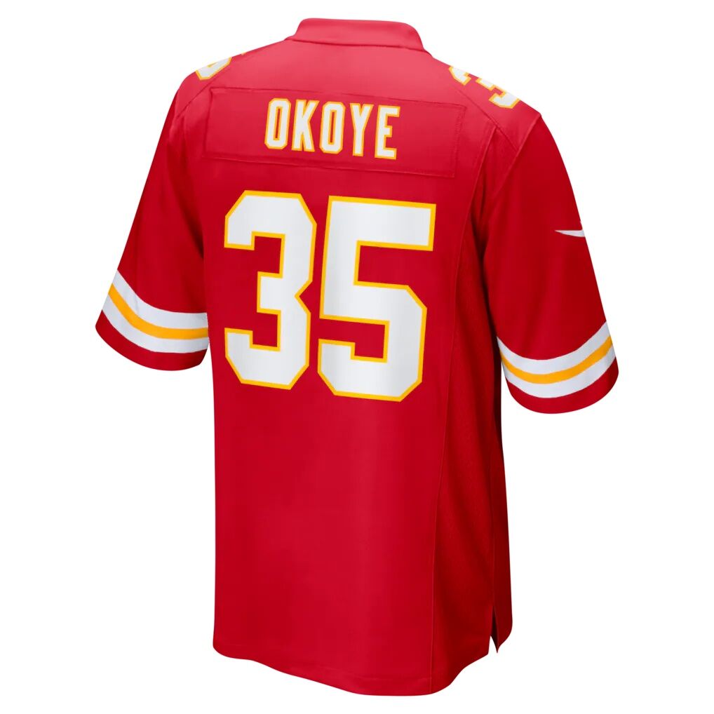 Christian Okoye Kansas City Chiefs Nike Game Retired Player Jersey