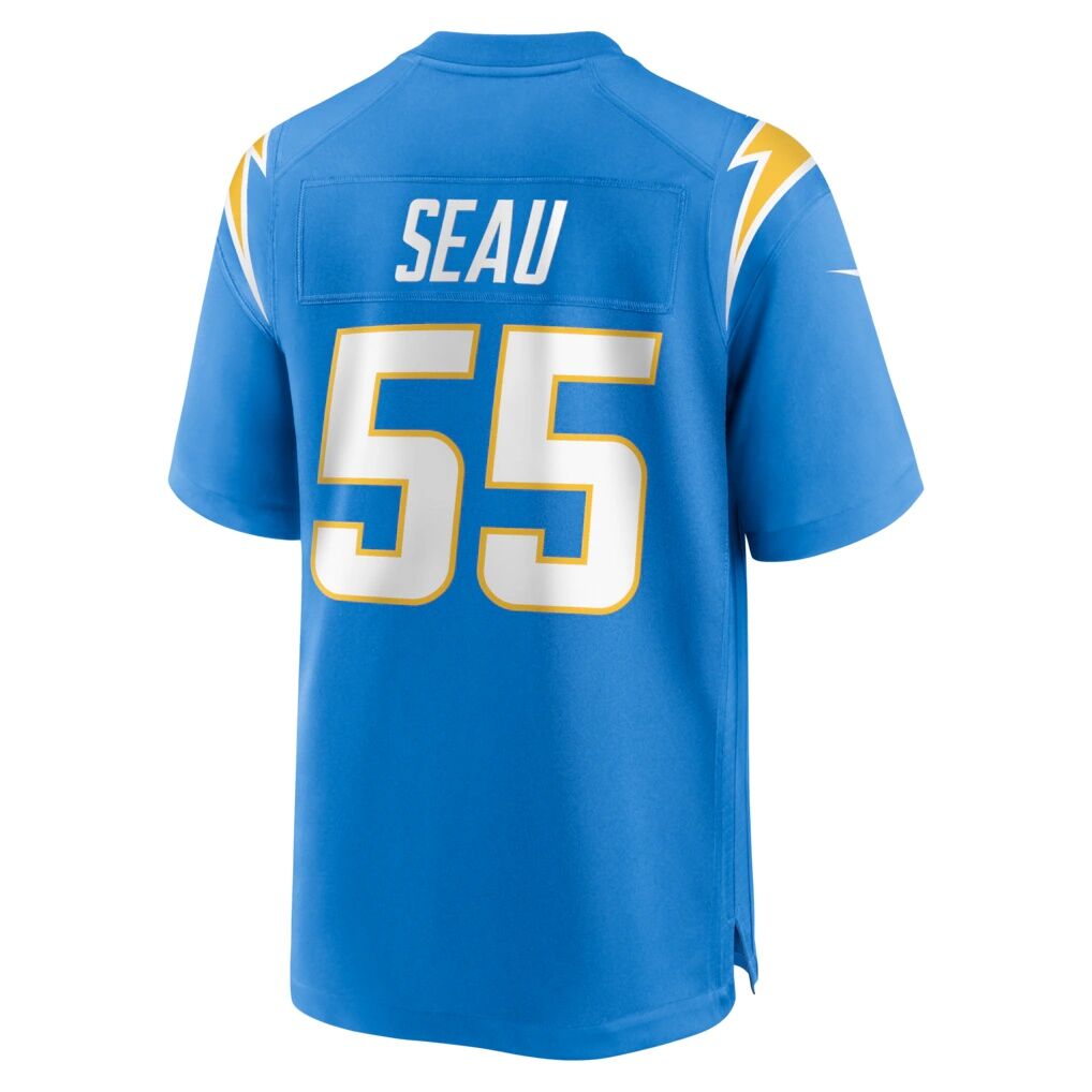 Junior Seau Los Angeles Chargers Nike Game Retired Player Jersey - Powder Blue