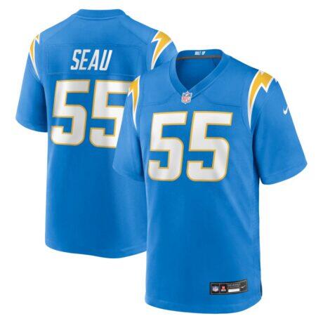 Junior Seau Los Angeles Chargers Nike Game Retired Player Jersey - - Front View