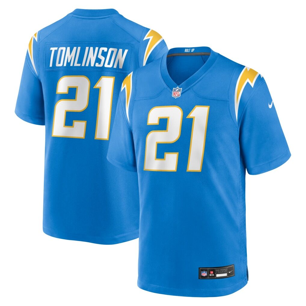 LaDainian Tomlinson Los Angeles Chargers Nike Game Retired Player Jersey - Powder Blue
