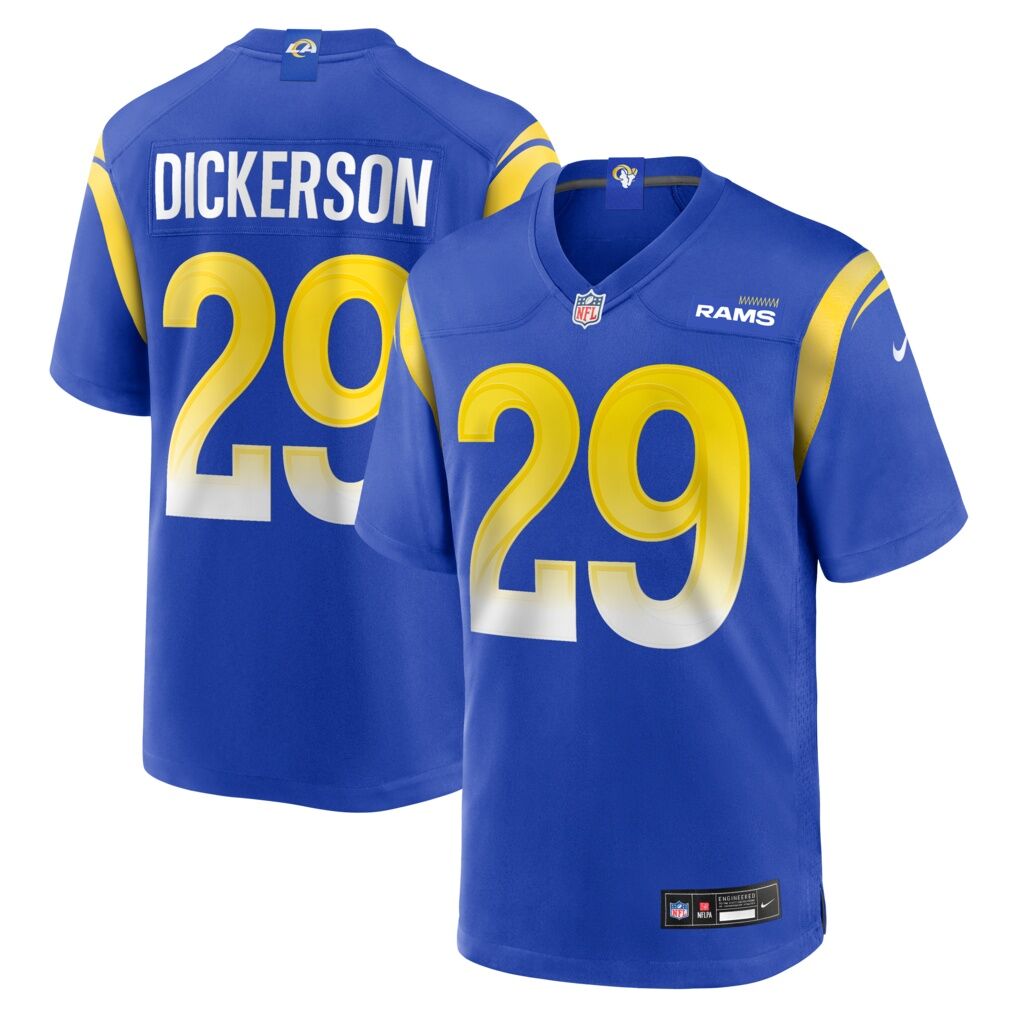 Eric Dickerson Los Angeles Rams Nike Game Retired Player Jersey - Royal
