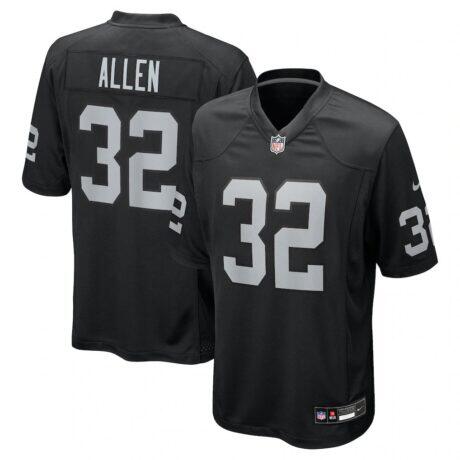 Marcus Allen Las Vegas Raiders Nike Game Retired Player Jersey - Black - Front View