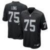 Howie Long Las Vegas Raiders Nike Game Retired Player Jersey - Black - Front View
