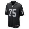 Howie Long Las Vegas Raiders Nike Game Retired Player Jersey - Black - Side View