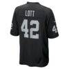 Ronnie Lott Las Vegas Raiders Nike Game Retired Player Jersey - Black - Detail View