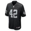 Ronnie Lott Las Vegas Raiders Nike Game Retired Player Jersey - Black - Side View