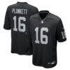 Jim Plunkett Las Vegas Raiders Nike Game Retired Player Jersey - Black - Front View