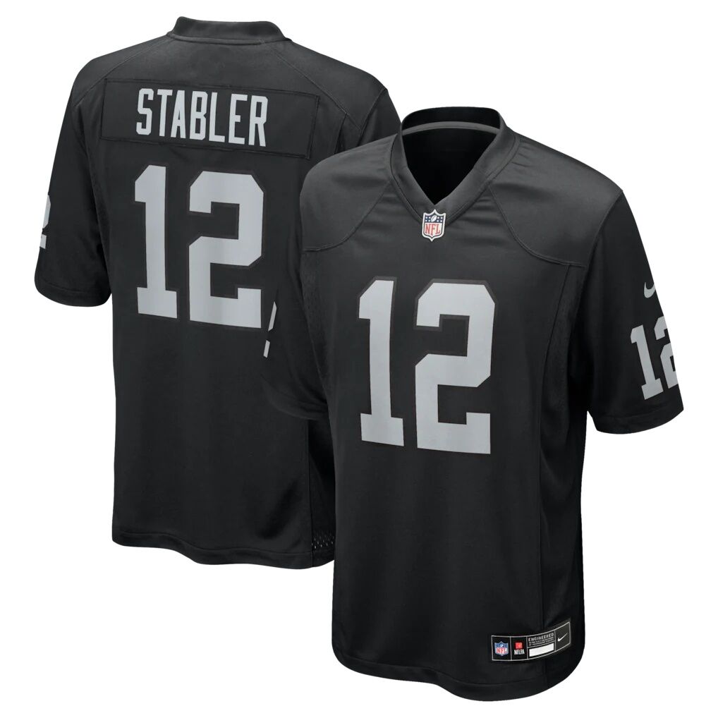 Ken Stabler Las Vegas Raiders Nike Game Retired Player Jersey