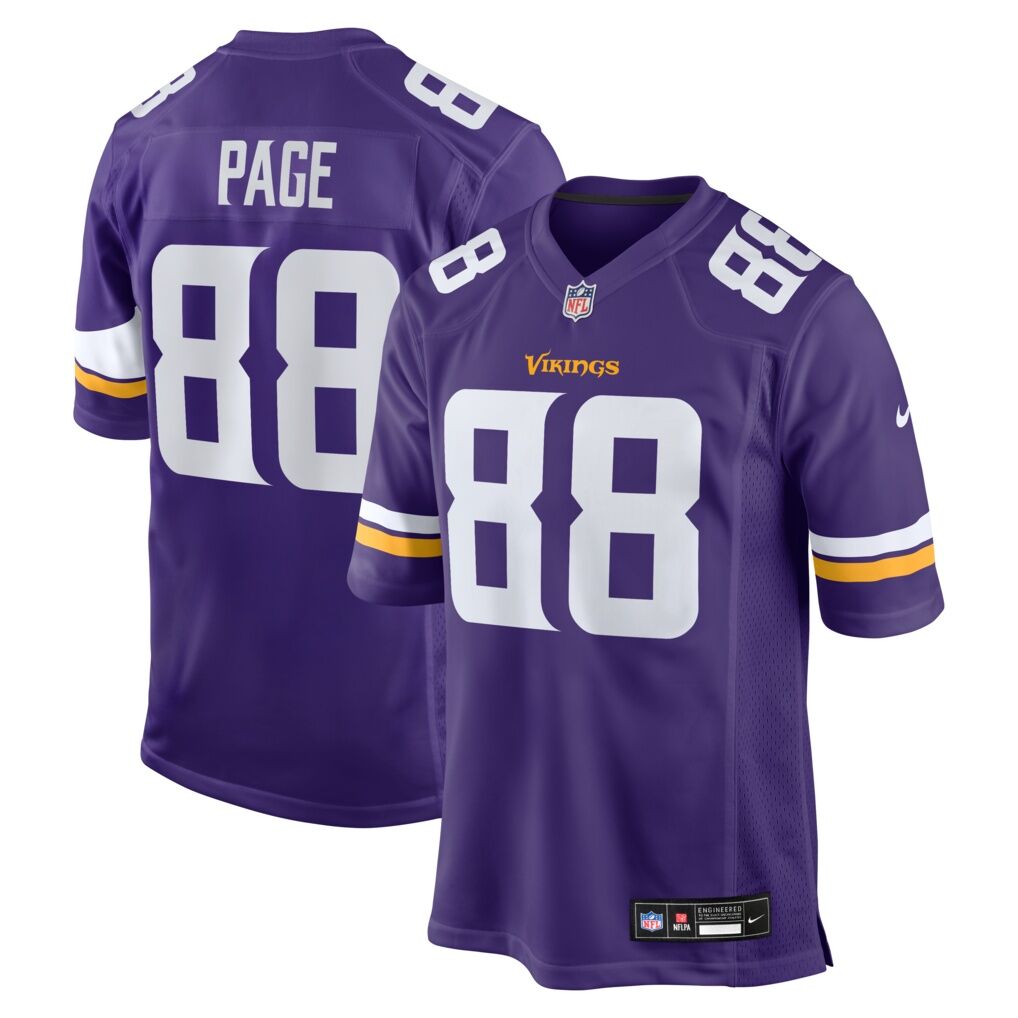 Alan Page Minnesota Vikings Nike Game Retired Player Jersey