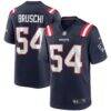 Tedy Bruschi New England Patriots Nike Game Retired Player Jersey - Navy - Front View