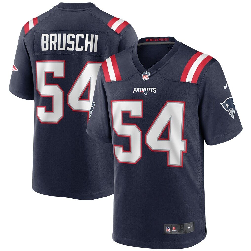 Tedy Bruschi New England Patriots Nike Game Retired Player Jersey