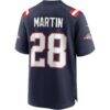Curtis Martin New England Patriots Nike Game Retired Player Jersey - Navy - Detail View