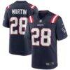 Curtis Martin New England Patriots Nike Game Retired Player Jersey - Navy - Front View