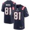 Randy Moss New England Patriots Nike Game Retired Player Jersey - Navy - Front View