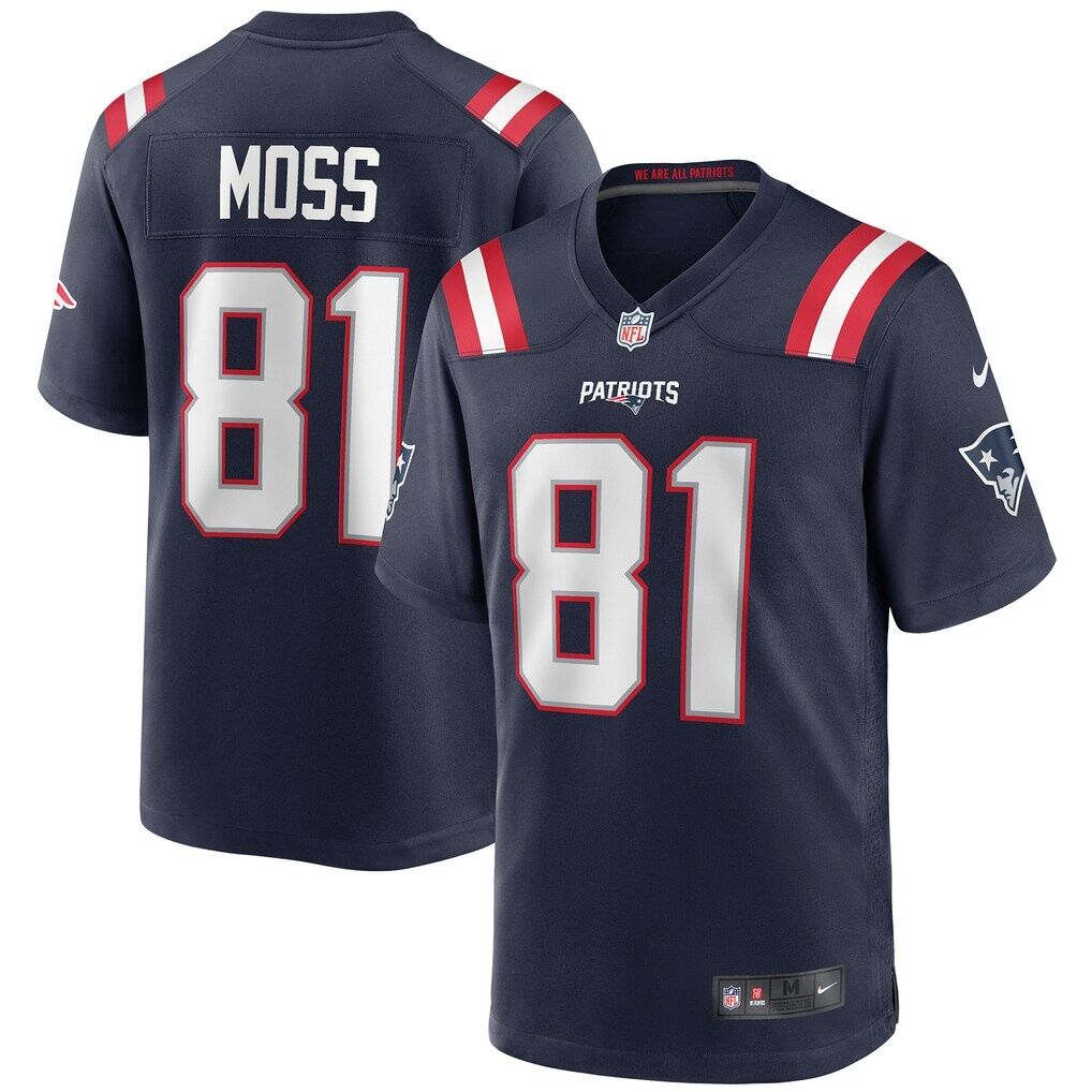 Randy Moss New England Patriots Nike Game Retired Player Jersey
