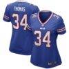 Thurman Thomas Buffalo Bills Nike Women's Game Retired Player Jersey - - Front View