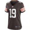 Bernie Kosar Cleveland Browns Nike Women's Game Retired Player Jersey - Brown - Side View