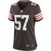 Clay Matthews Cleveland Browns Nike Women's Game Retired Player Jersey - Brown - Side View