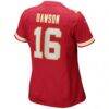 Len Dawson Kansas City Chiefs Nike Women's Game Retired Player Jersey - Red - Detail View