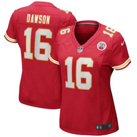 Len Dawson Kansas City Chiefs Nike Women's Game Retired Player Jersey - Red - Front View