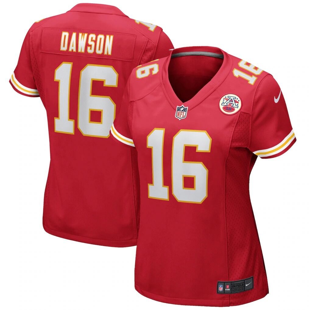 Len Dawson Kansas City Chiefs Nike Women’s Game Retired Player Jersey