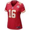 Len Dawson Kansas City Chiefs Nike Women's Game Retired Player Jersey - Red - Side View