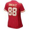 Tony Gonzalez Kansas City Chiefs Nike Women's Game Retired Player Jersey - Red - Detail View
