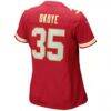 Christian Okoye Kansas City Chiefs Nike Women's Game Retired Player Jersey - Red - Detail View