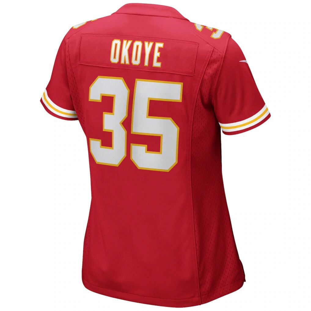 Christian Okoye Kansas City Chiefs Nike Women’s Game Retired Player Jersey