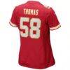Derrick Thomas Kansas City Chiefs Nike Women's Game Retired Player Jersey - Red - Detail View