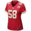 Derrick Thomas Kansas City Chiefs Nike Women's Game Retired Player Jersey - Red - Side View