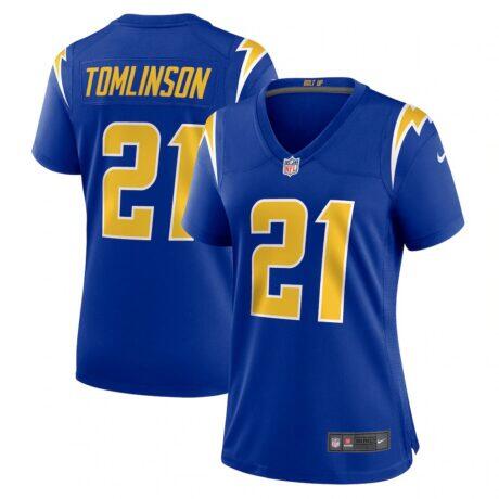 LaDainian Tomlinson Los Angeles Chargers Nike Women's Game Retired Player Jersey - Royal - Front View