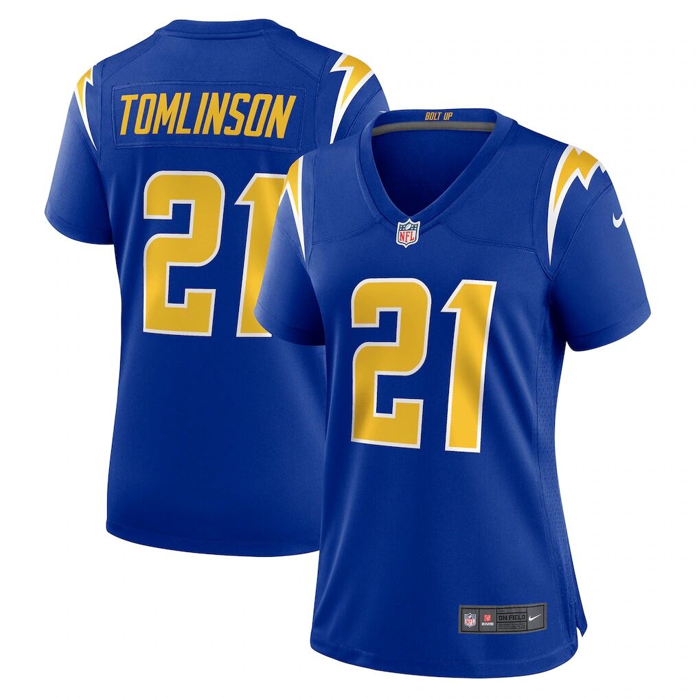 LaDainian Tomlinson Los Angeles Chargers Nike Women's Game Retired Player Jersey - Powder Blue