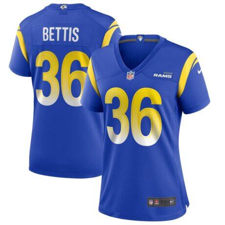 Jerome Bettis Los Angeles Rams Nike Women's Game Retired Player Jersey - - Front View